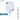 MAXBOLT SPADE WHITE/BLUE-PICKLEBALL PADDLE