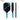 MAXBOLT SUPERSTAR BLACK/BLUE-PICKLEBALL PADDLE