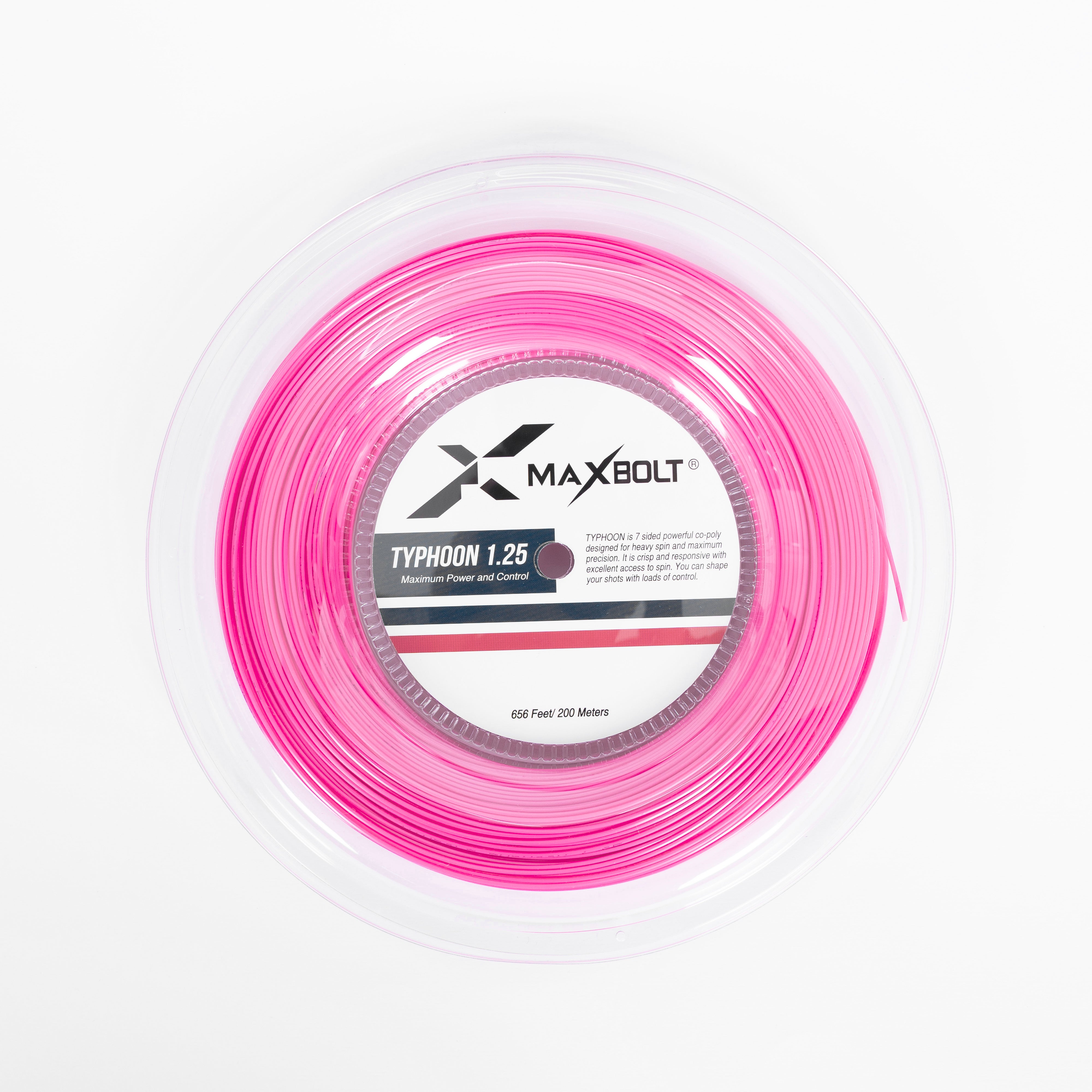 Pink Squash String MAXBOLT TYPHOON 1.25 Pink - Tennis String/Squash String – Maxbolt